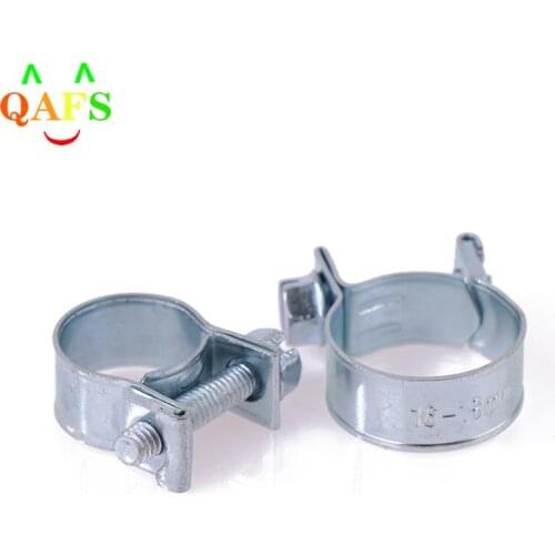 10PCS Car Fuel Hose Clips Steel Air Hose Clamp Auto Petrol Pipe Clamps