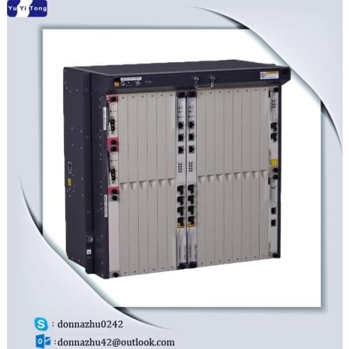 19inch Hua Wei MA5680T MA5600T GEPON OLT with 2SCUN device control 2PRTE Power