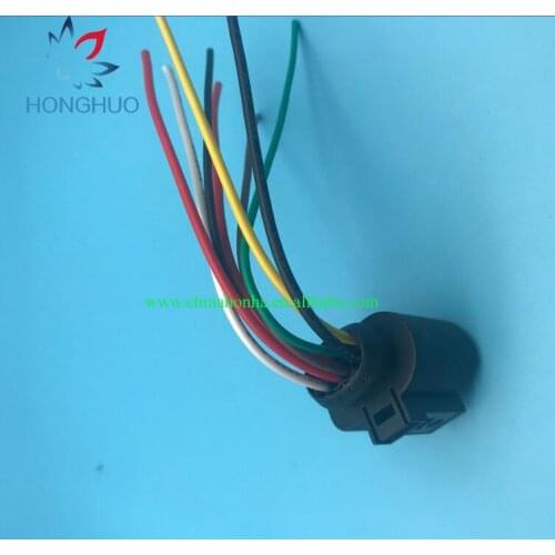 2 pcs Housing Connector Plug 8-pin 1J0973714 For 1J0 973 714 with wire or without wire