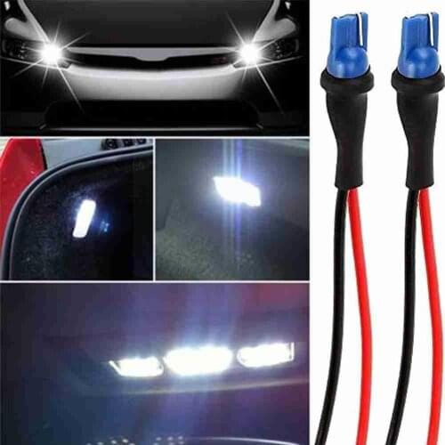 2pcs Universal T10 Socket Holders Male Car Headlight Accessories Adapter Wire Automobile Male Socket Extended Plug Connecto Z0I7