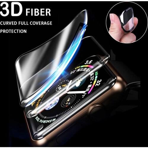 3D HD Tempered Glass For Apple Watch Screen protector Series 3 2 1 42MM 38MM Glass For Apple Watch iWatch 5 4 3 44MM 40MM Glass