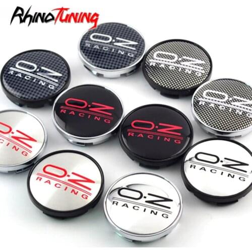 4pcs 60mm 56mm OZ Racing Wheel Center Caps Hub Rim Cover Hubcaps for Fabia Yeti Rapid Superb Rial Imola Wheels Trims Emblem