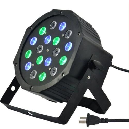 5units in one carton package 1W X 18 PCS RGB SLIM LED PAR lighting for DJ stage party Disco KTV