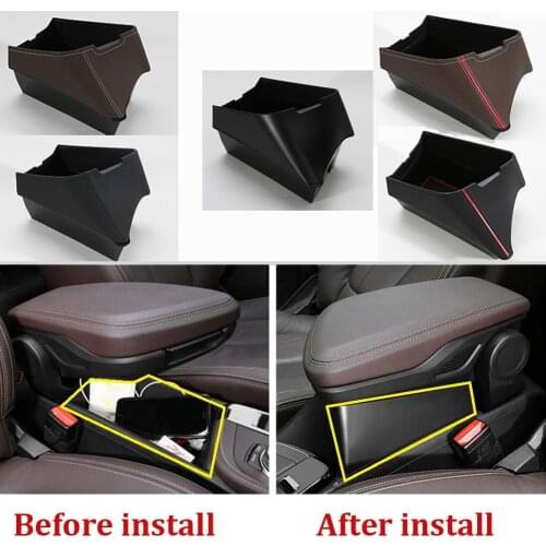 5 Styles For BMW X1 F48 2016-2020/ X2 F47 2018-2020 Center Armrest Storage Box ContainerTray Car Accessories Left Hand Drive