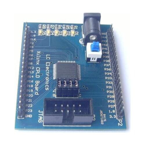 Free Shipping! 1pc Xilinx CoolRunner-II XC2C32A CPLD development board learning board