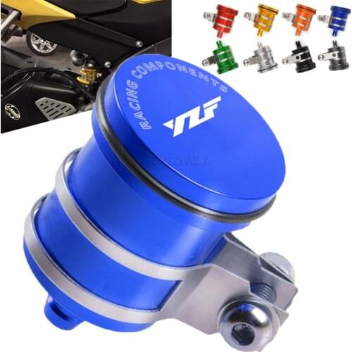 For YAMAHA YZF R1 R3 R6 R15 R25 R125 R 2006-2016 Universal Motorcycle Rear Brake Fluid Reservoir Clutch Tank Oil Fluid Cup Cover