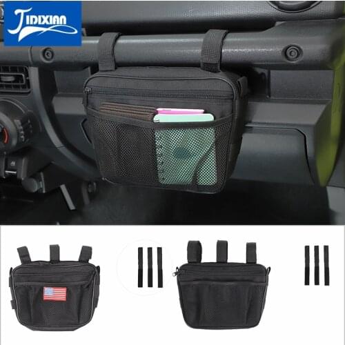 MOPAI Stowing Tidying for Suzuki Jimny JB74 Car Copilot Armrest Storage Bag Organization Accessories for Suzuki Jimny 2019