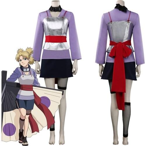 Nara Temari Cosplay Costume Outfits Halloween Carnival Suit