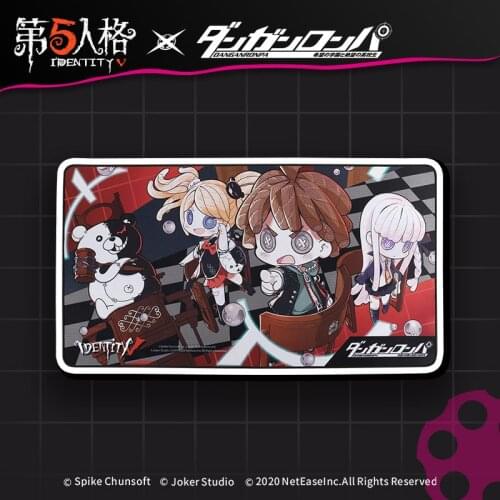 Official Identity V x Dangan Ronpa Danganronpa Naegi Makoto Monokuma Mouse Pad Large Gaming Computer Desk Mat Playmat Anime Gift