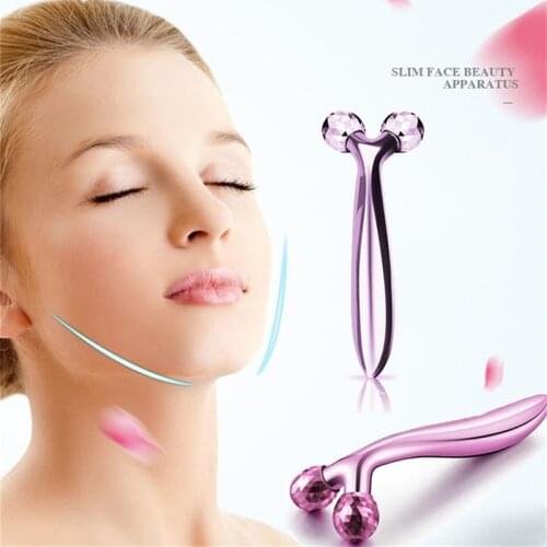 Massager for Face Jade Roller Facial Skin Tightening Tools Gouache Scraper Body Beauty Slimming Massagers Roller Jaw Exerciser