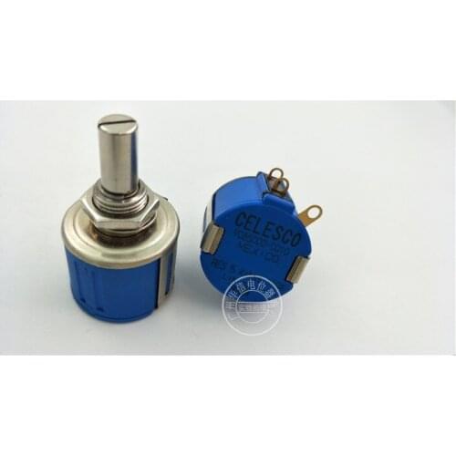 Original new 100% 9085000-0010 5K 0.1% 10 turn multi turn potentiometer shaft 6.4MM (SWITCH)