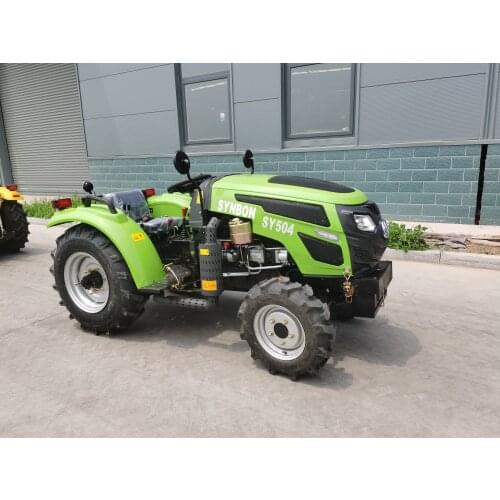 Micro Greenhouse Orchard Tractors Garden Use 50HP Wheeled Mini Agricultural Tractors