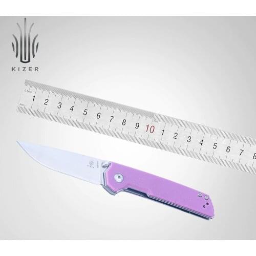 Kizer folding knife V3516N1/N2/N3/N4 domin mini G10 handle small knife high quality survival edc hand tools