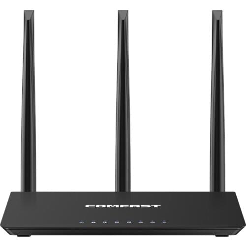 COMFAST WR619AC WiFi Router 1200Mbps 2.4+5.8GHz Dual Band Wireless Amplifier Signal Range Extender with 3 External Antennas
