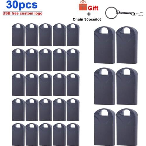 30pcs/lot Super Mini USB Flash Drive Waterproof Pendrive 4gb 8gb 16gb 32gb 64gb Usb 2.0 Memory Stick Flash Drive Thumbdrive Gift
