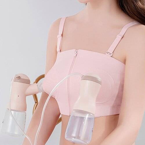 Hands Free Breastsucking Bra Breastfeeding Underwear New Collection Breastsucking Device Fixed Belt Artifact
