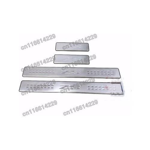 For MG ZS 2017 2019 Car styling high quality Stainless Steel Boutique Side Scuff Plate/Door Sill Door Sill