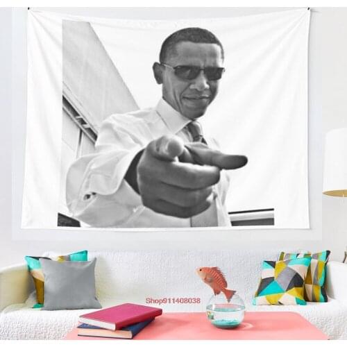 Obama tapestry Yoga Buddha Indian Mandala Tapestry Wall Hanging Boho Decor Macrame Hippie Witchcraft