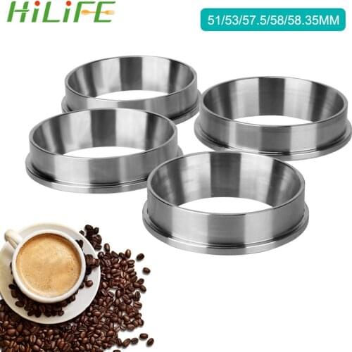 Espresso Barista Tool Stainless Steel Coffee Filter Tampers Coffee Dosing Ring 51/53/57.5/58/58.35mm Coffeeware