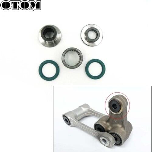 OTOM Motorcycle Rear Shock Absorption Lower Maintenance Kit Needle Roller Bearing Oil Seal Set For KAWASAKI KX250F KX450F KLX450