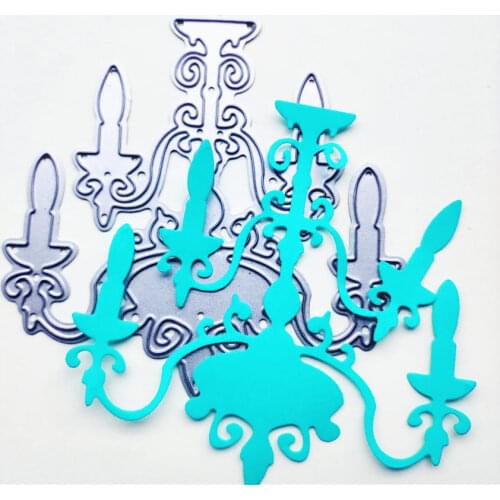 Metal Candle chandelier paper die cutting dies for Scrapbooking/DIY Easter wedding Halloween Easter card