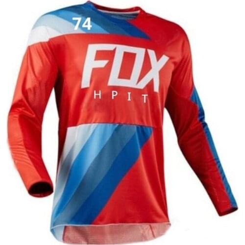 Mens Downhill Jersey Hpit Fox Jersey Mountain Bike Mtb Shirts Offroad Dh Motorcycle Motocross Sportwear Bicycle Racing Cycling