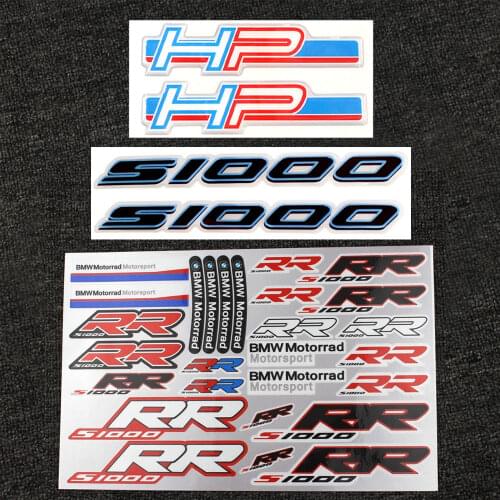 For BMW S1000RR S 1000 RR HP HP4 Motorcycle Stickers Protector Fairing Emblem Tank Pad Knee Protection Windshield 2018 2019 2020