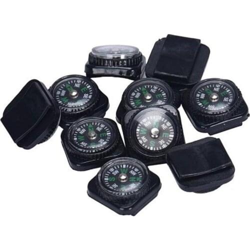 10Pcs 20mm Mini Portable Compass Plastic Handheld Mini Compass Design Survival Guider Tools Outdoor Camping for Hiking equipment