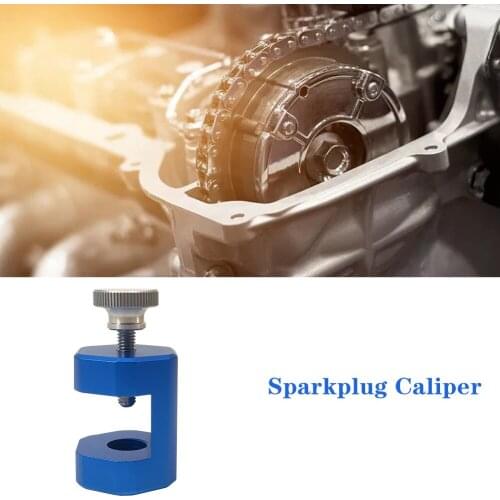 Plug Sparkplug Caliper Durable Engine Protective Blue 14mm Thread Car Motorcycle Lightweight Adjustment Tool Portable Aluminum