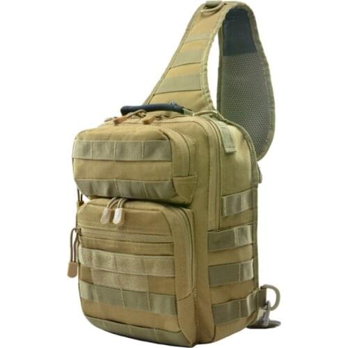 Tactical Sling Bag Pack Military Rover Shoulder Sling Backpack Molle Assault Bag