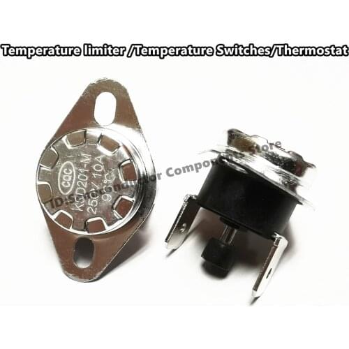 1PCS Manual KSD301 KSD303 45C-150C 50C 55C 60C 65C 70C 75C 80C 85C 90C 95C Degrees Celsius reset Thermostat Temperature switch