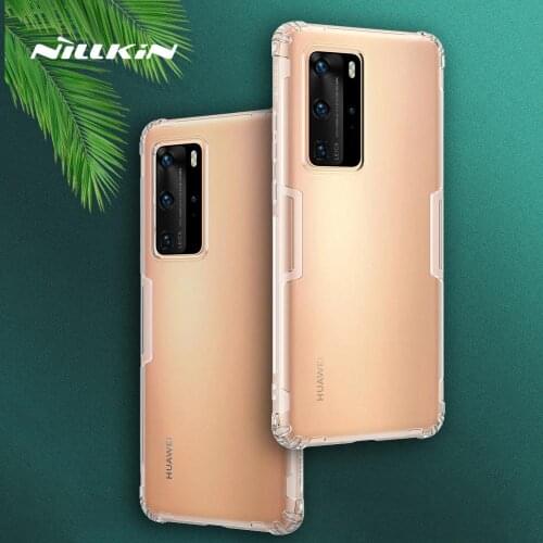 For Huawei P40 Pro Case Nillkin TPU 0.6mm Ultra-Thin Soft Touch Silicone Back Cover Case for Huawei P40 Lite P40 Pro Phone Case