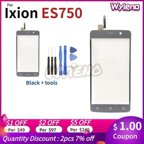 Wyieno ES750 Sensor Phone Replacement Parts For DEXP Ixion ES750 Touch Screen Digitizer Glass Panel