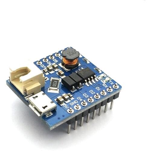 Battery Shield V1.1.0 For WEMOS D1 mini single lithium battery charging and boost
