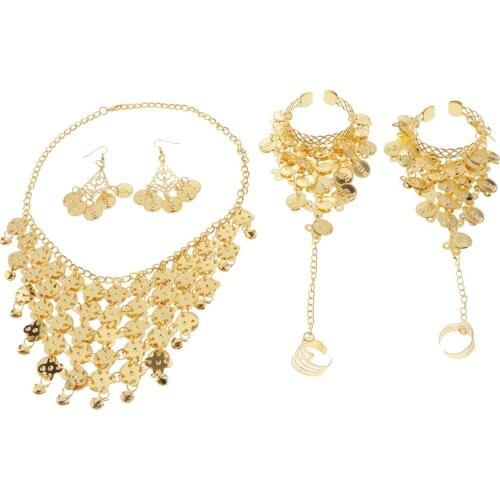 1x Dancer Jewelry Necklace Earring Bracelet Party Stage Performance Jewelry