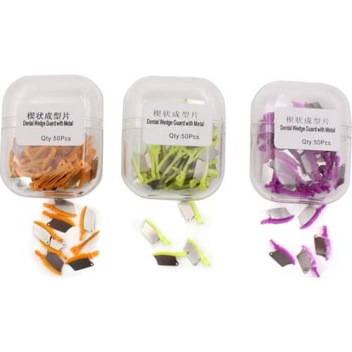 3 boxes/lot Autoclavable Dental Fender Wedge Interproximal Tooth Guard Protects Gingiva Blade Wedges