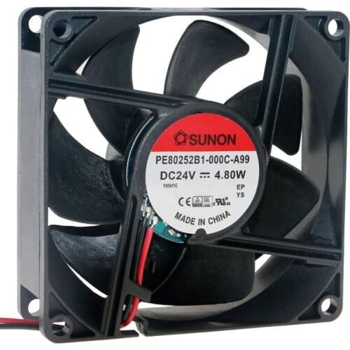 Brand new original PE80252B1-000C-A99 8025 8cm 80mm fan DC 24V 4.80W Large air volume inverter cooling fan