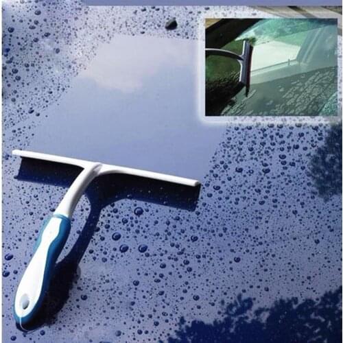 Car Vehicle T-shape Windshield Window Water Snow Wiper Glass Washing Scraper Car Cleaning Tool