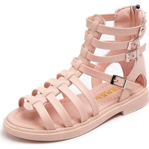 2021 Girls Sandals Toddler Shoes Infant Baby Girls Shoes Princess Zip Kids Sandals For Girls Summer Fashion Kids Shoes