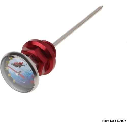 Motorcycle Dirt Pit Bike Parts Oil Cap Tank Temperature Gauge For 110cc 125cc