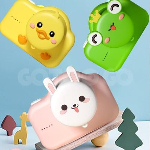 Kids Camera Digital Photo Camera Toys For Kids Fun Camera Dual Lens With 2 inch HD IPS Screen Cartoon Cute Photography Camera
