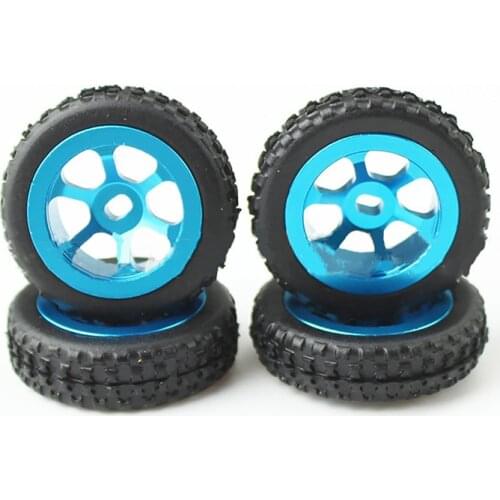 Metal Wheel Rim Tire Skin Hub for WLtoys K989 RC Car Modification Spare Parts