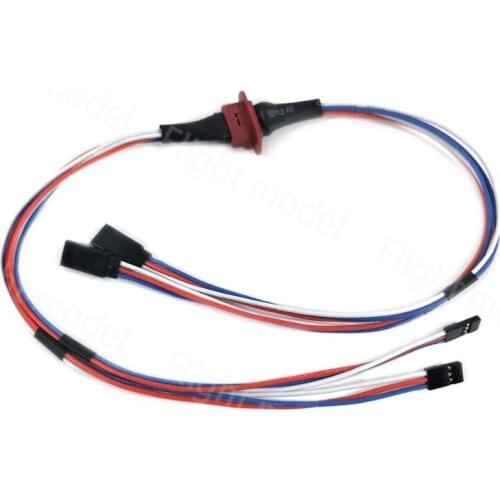 MPX 8 Pin Multi-Wire Servo Extension Plug 2 Wire 3Wire Version Male Femal Plug 100AWG For RC Airplane Model Aircraft