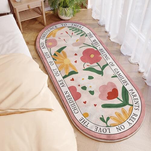 Heart Shaped Furry Mat Plush Entrance Door Water Absorbent Bath Mat Home Carpet For Living Room Modern Baby Carpet Kids Rugs