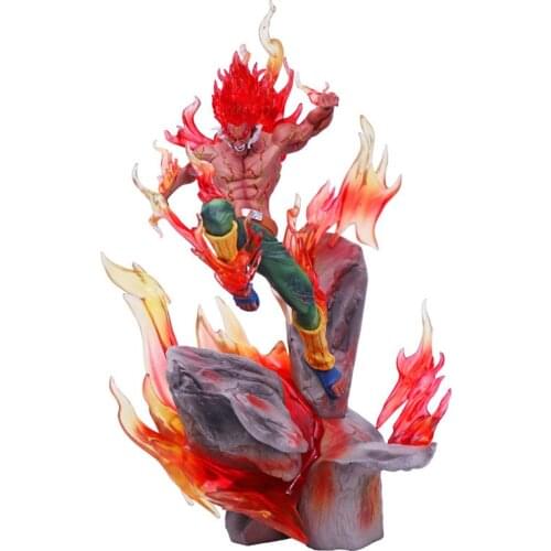 New Na GK Might Wih LED Light Guy Eight Doors Armor Illuminated Lights Statue PVC 34CM Figure Toy Model Doll Gift Frigurine