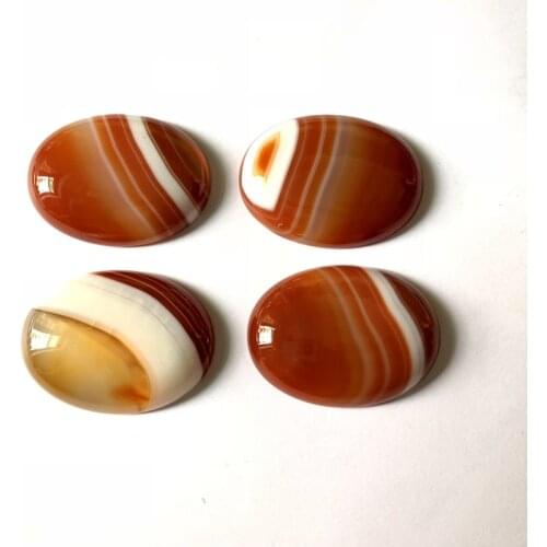 Wholesale 2pcs A Quality Red sardonyx Bead Cabcohon 30x40mm Oval Beads Cabochon Pendant,Oval Gem Cabochon For Jewelry making