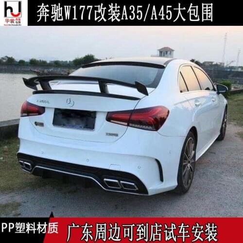 Applied to 19-20 W177 Two Three Compartment A-class Modified Amg Large Surround Front Rear Bar Middle Net Cover