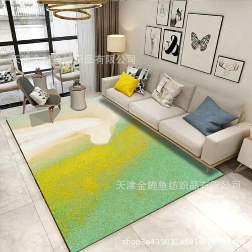 Nordic abstract carpet living room carpet Modern Jane European living room 3d printed carpet bedroom carpet