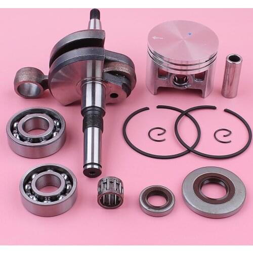 Crankshaft Crank Shaft Bearing Oil Seal 52mm Piston Kit For Stihl MS380 038 Chainsaw Replacement Spare Part 1119 030 0400