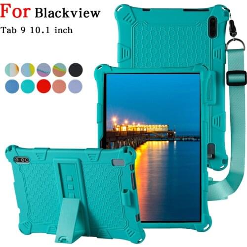 Protective Case For Blackview Tab9 10.1"Tablet PC,Stand Holder Silicone Cover Case For Blackview Tab 9